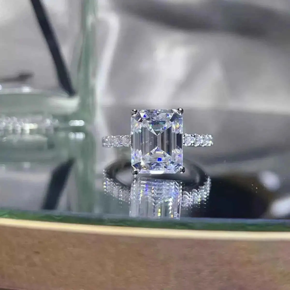 5 Carat Moissanite 925 Sterling Silver Ring
