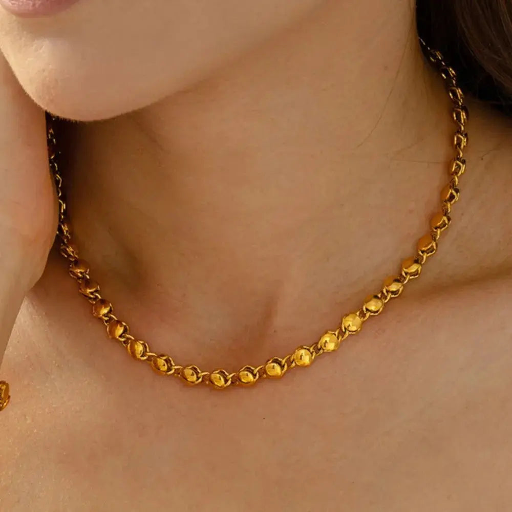 18K Gold-Plated Copper Necklace - SmileBen