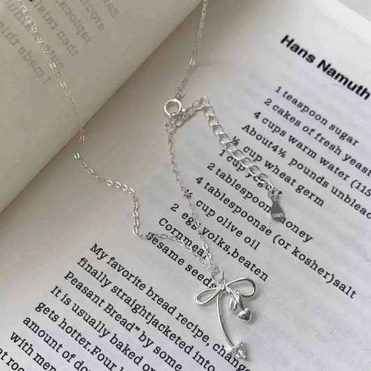 Bowknot Pendant Necklace - SmileBen