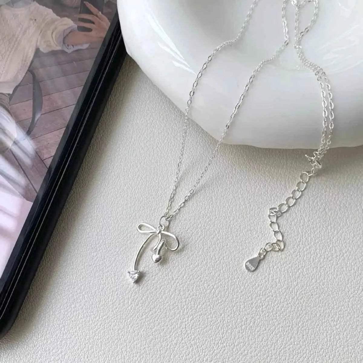 Bowknot Pendant Necklace - SmileBen