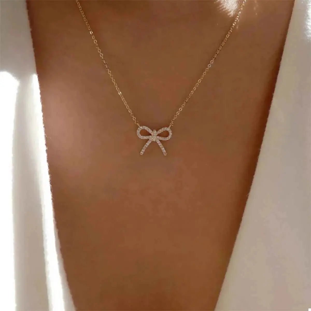 Bowknot Pendant Necklace - SmileBen