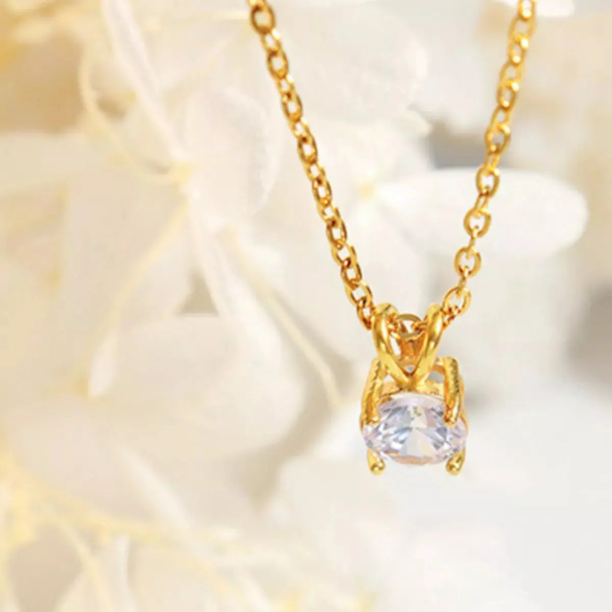 18K Gold-Plated Pendant Necklace - SmileBen