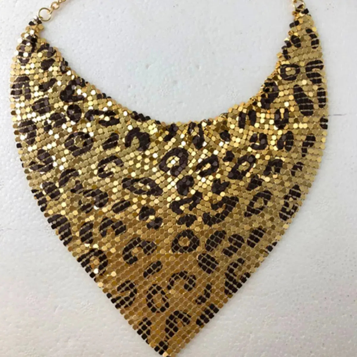 Leopard Necklace and Earrings Jewelry Set - SmileBen