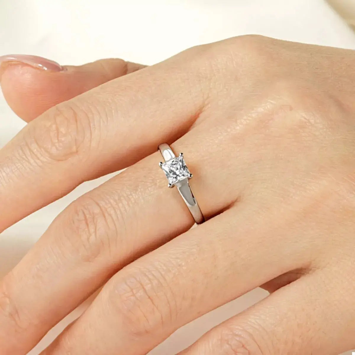 Silver-Plated Minimalist Ring - SmileBen