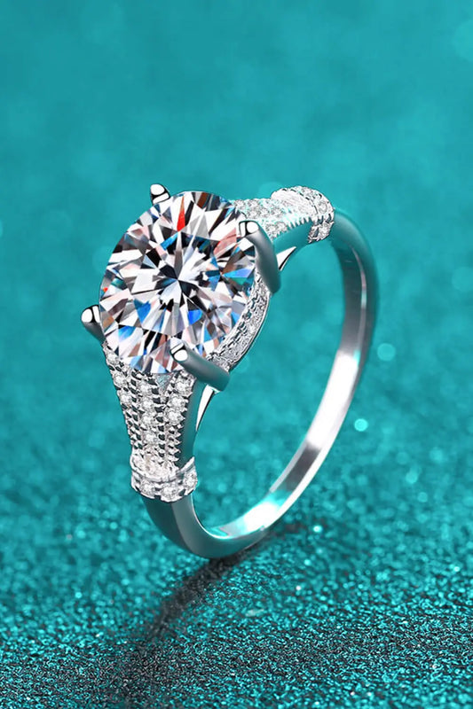 Unpredictable Day 3 Carat Moissanite Ring - SmileBen