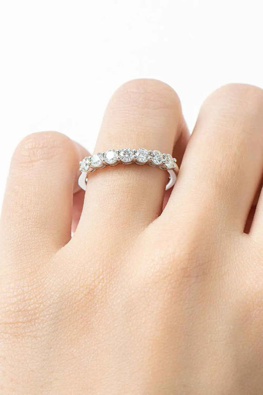 Can't Stop Your Shine Moissanite Platinum - Plated Ring - SmileBen