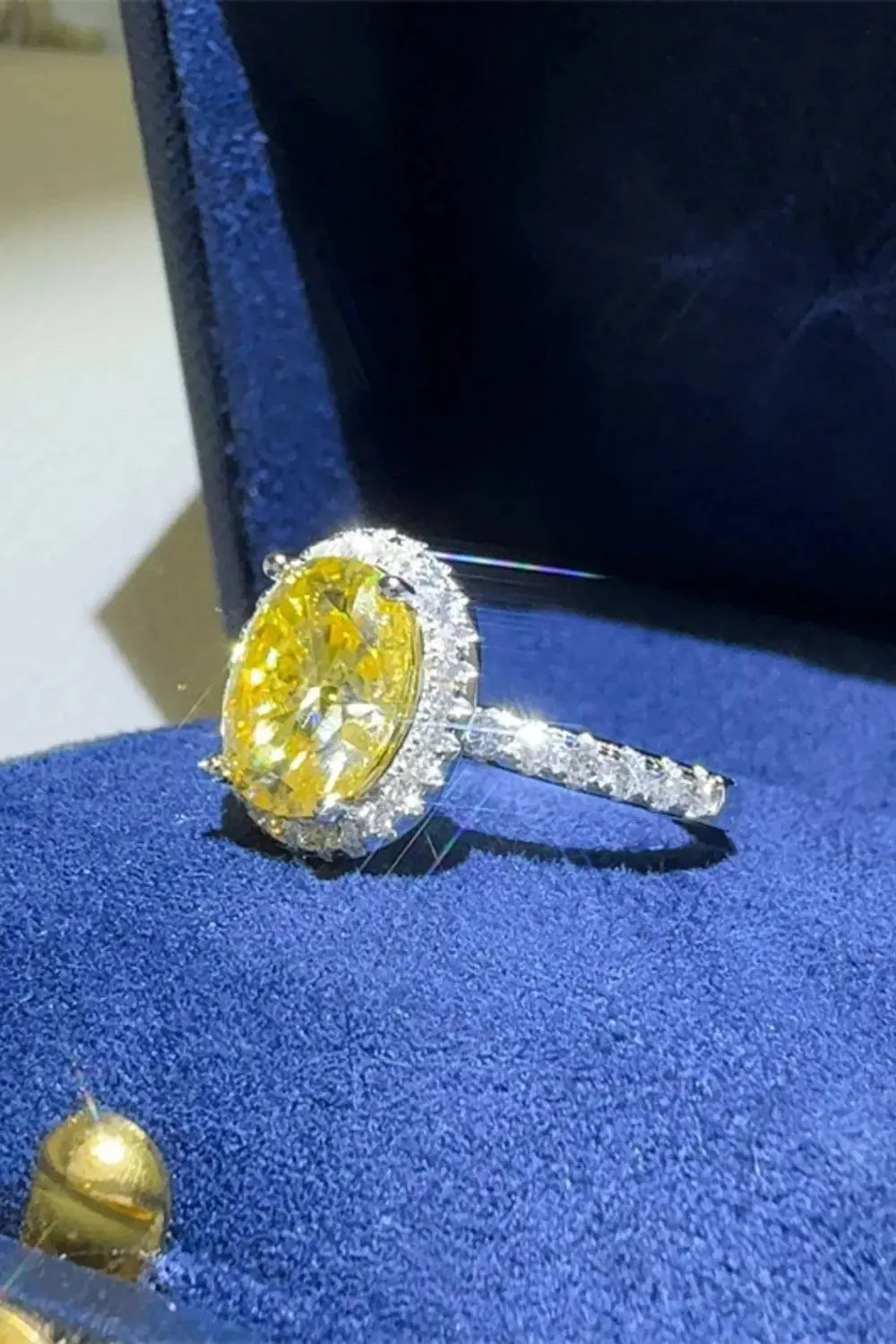 3 Carat Moissanite 925 Sterling Silver Ring - SmileBen