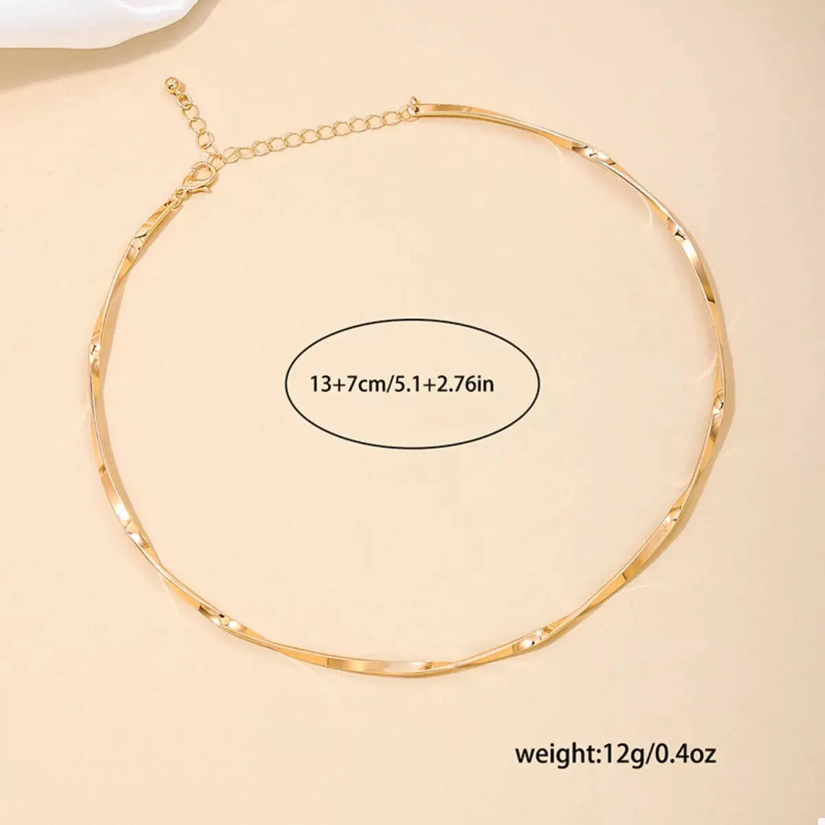 18K Gold-Plated Minimalist Necklace - SmileBen