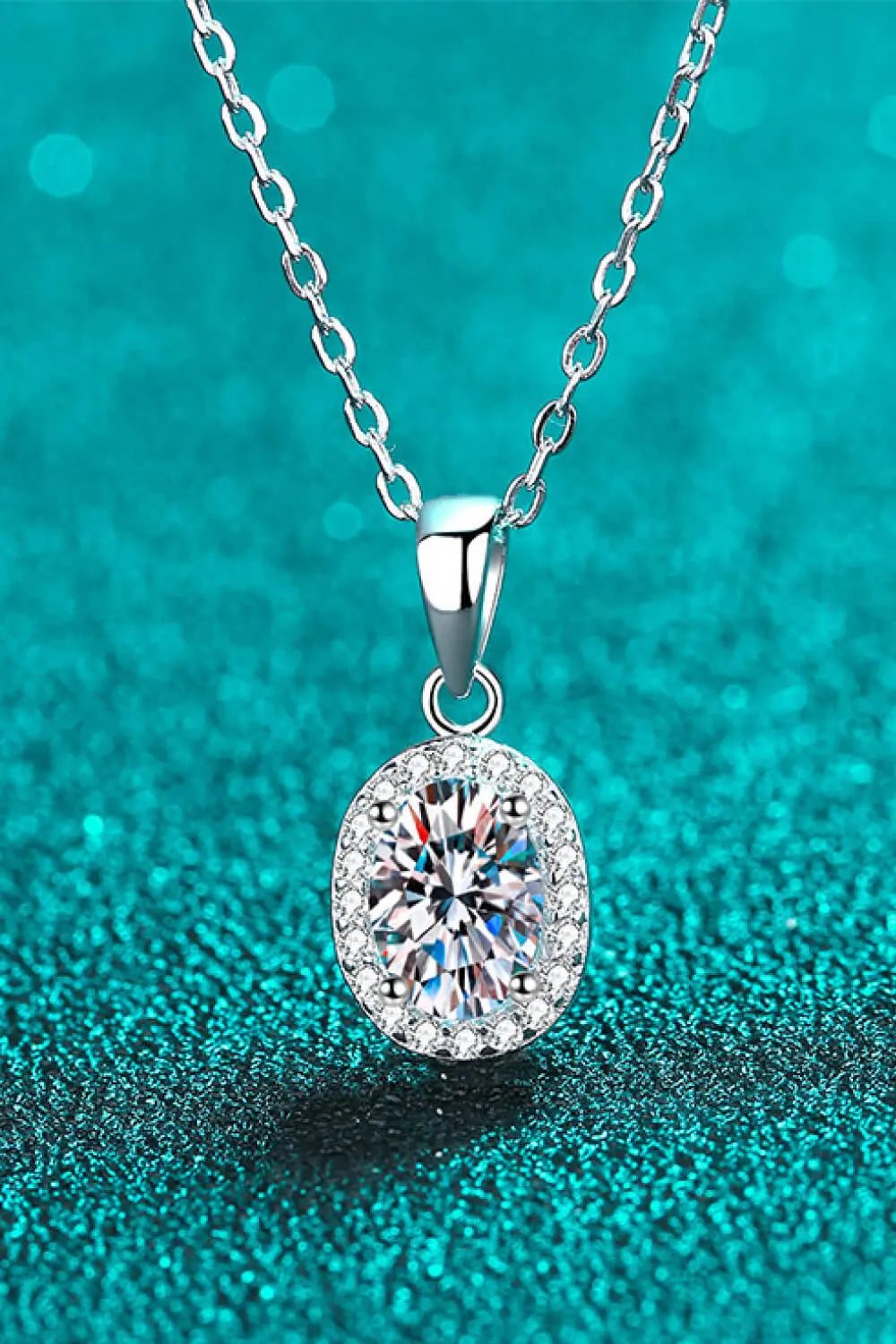 Be The One 1 Carat Moissanite Pendant Necklace - SmileBen