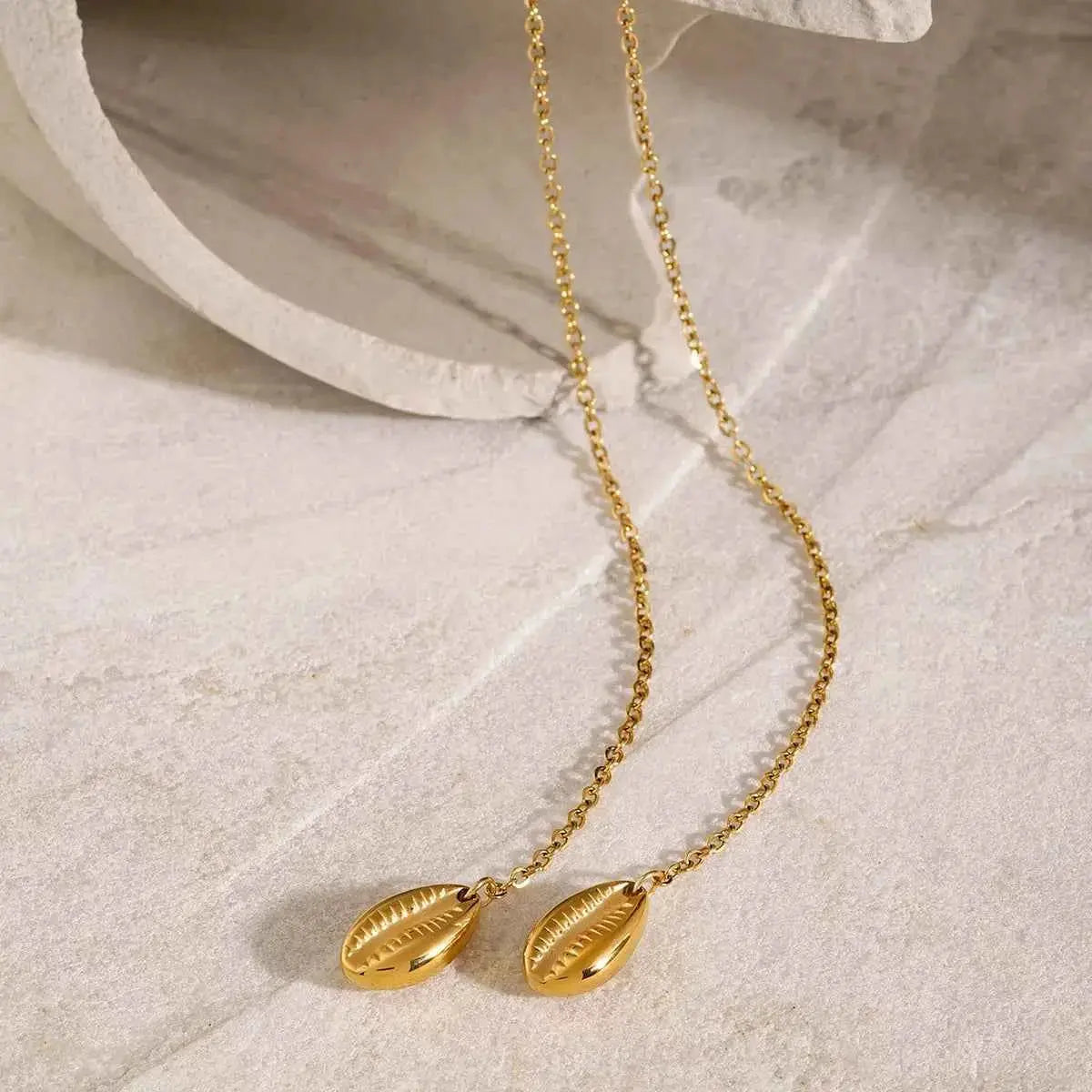 18K Gold-Plated Y-Shaped Necklace