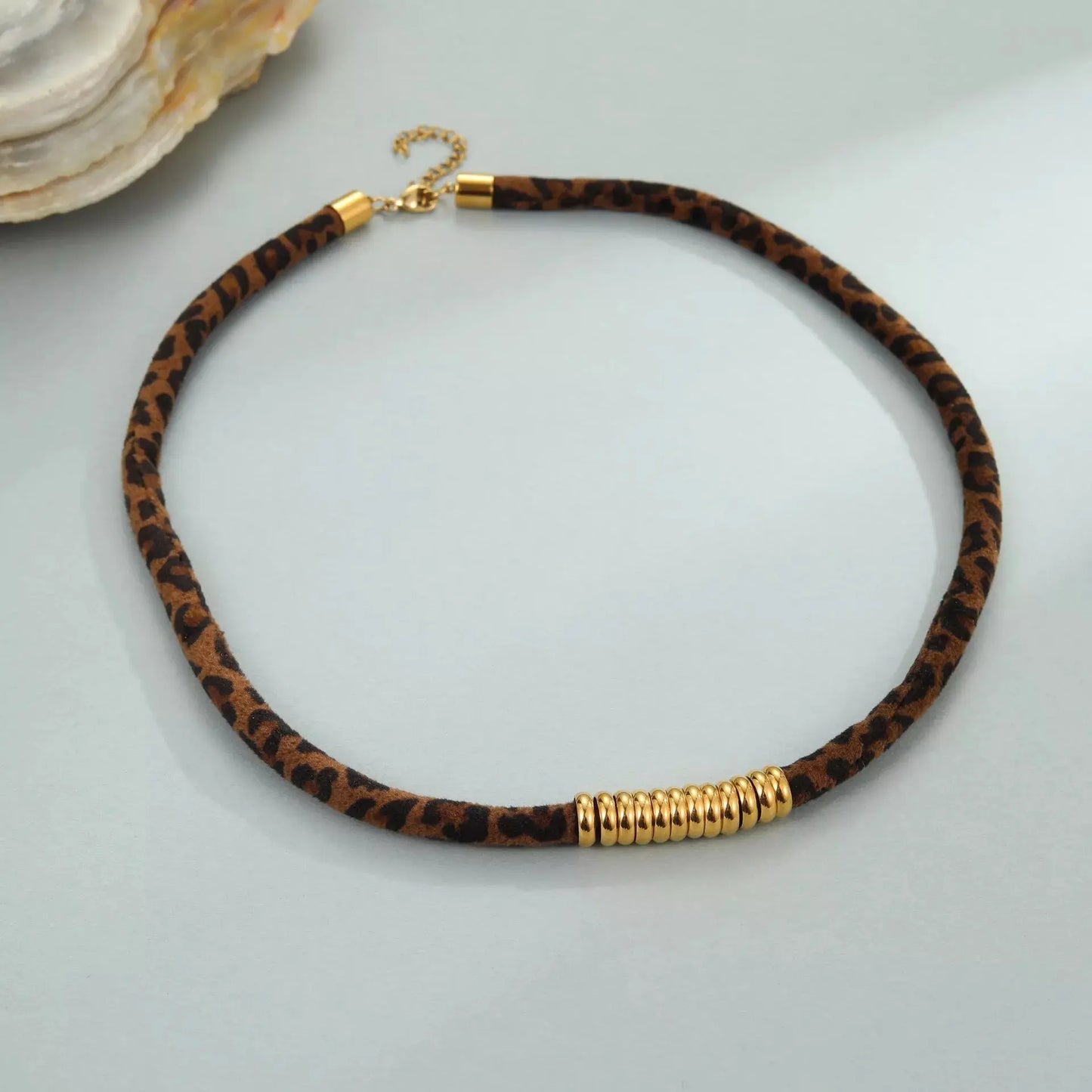 Leopard 18K Gold-Plated Necklace - SmileBen