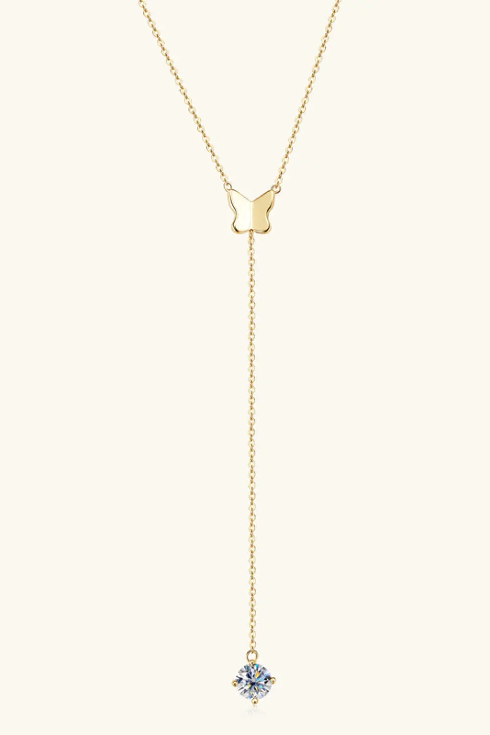 1 Carat Moissanite 925 Sterling Silver Necklace - SmileBen