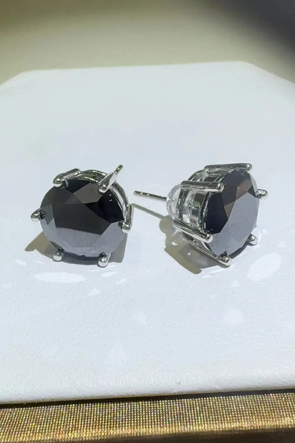 4 Carat  Moissanite 925 Sterling Silver Stud Earrings - SmileBen