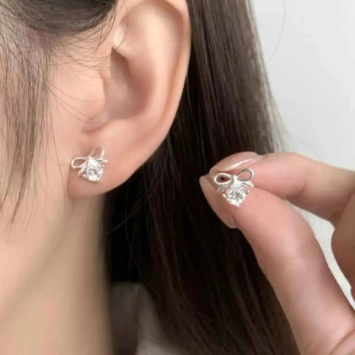 Bowknot Stud Earrings