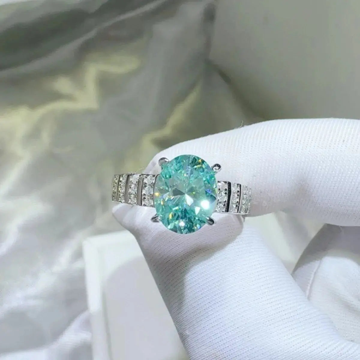 2 Carat Moissanite 925 Sterling Silver Ring - SmileBen