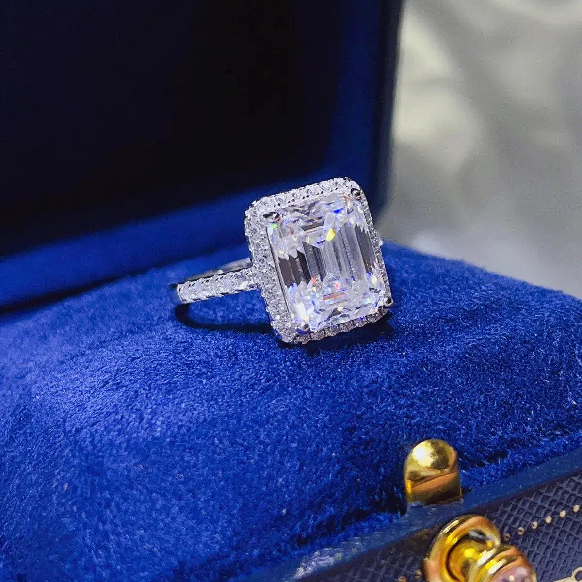 5 Carat Moissanite 925 Sterling Silver Ring - SmileBen