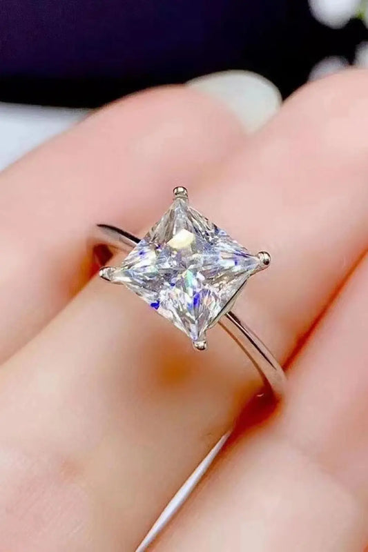 5 Carat Moissanite Solitaire Ring - SmileBen