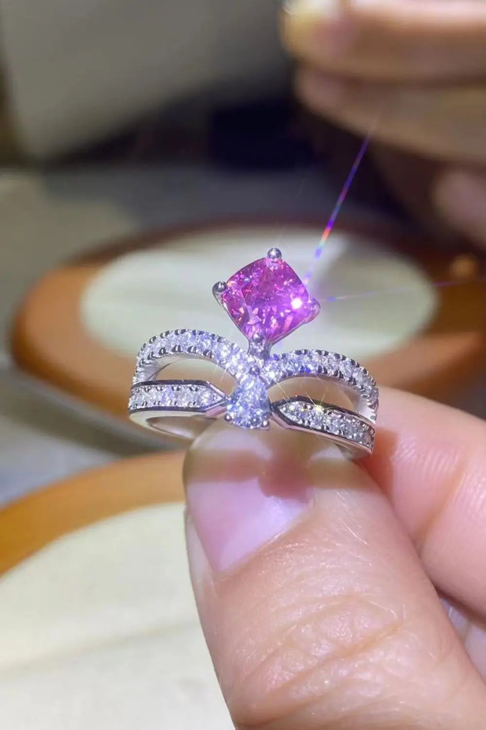 At Your Best 1 Carat Moissanite Ring - SmileBen