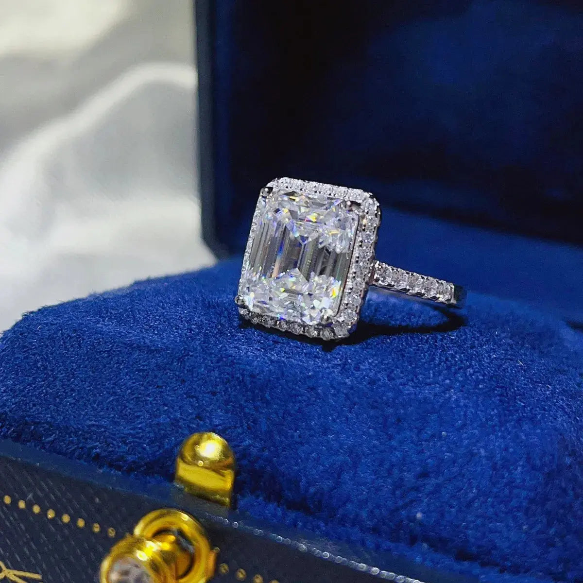 5 Carat Moissanite 925 Sterling Silver Ring - SmileBen