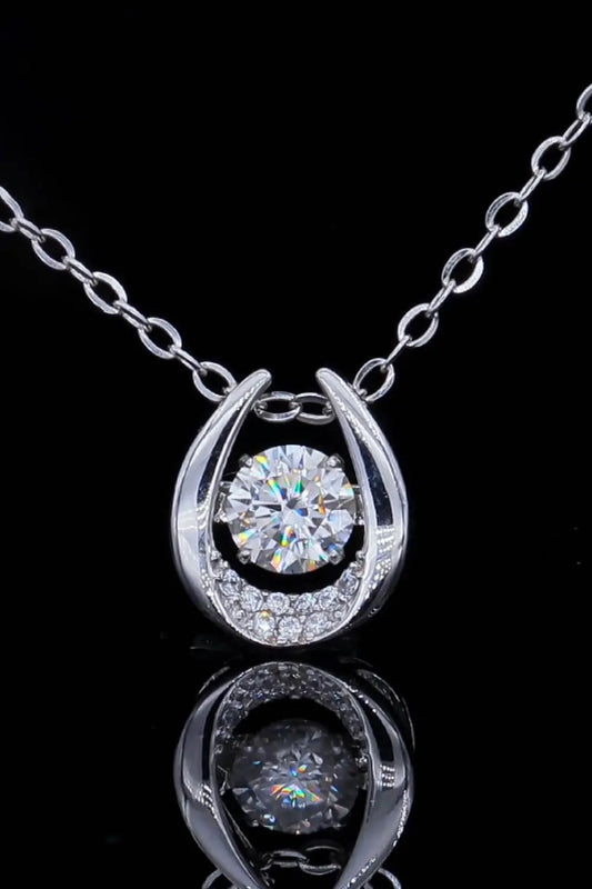 Moissanite Zircon Pendant Necklace - SmileBen