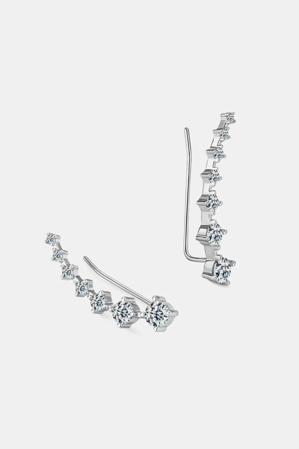 1.9 Carat Moissanite 925 Sterling Silver Earrings - SmileBen