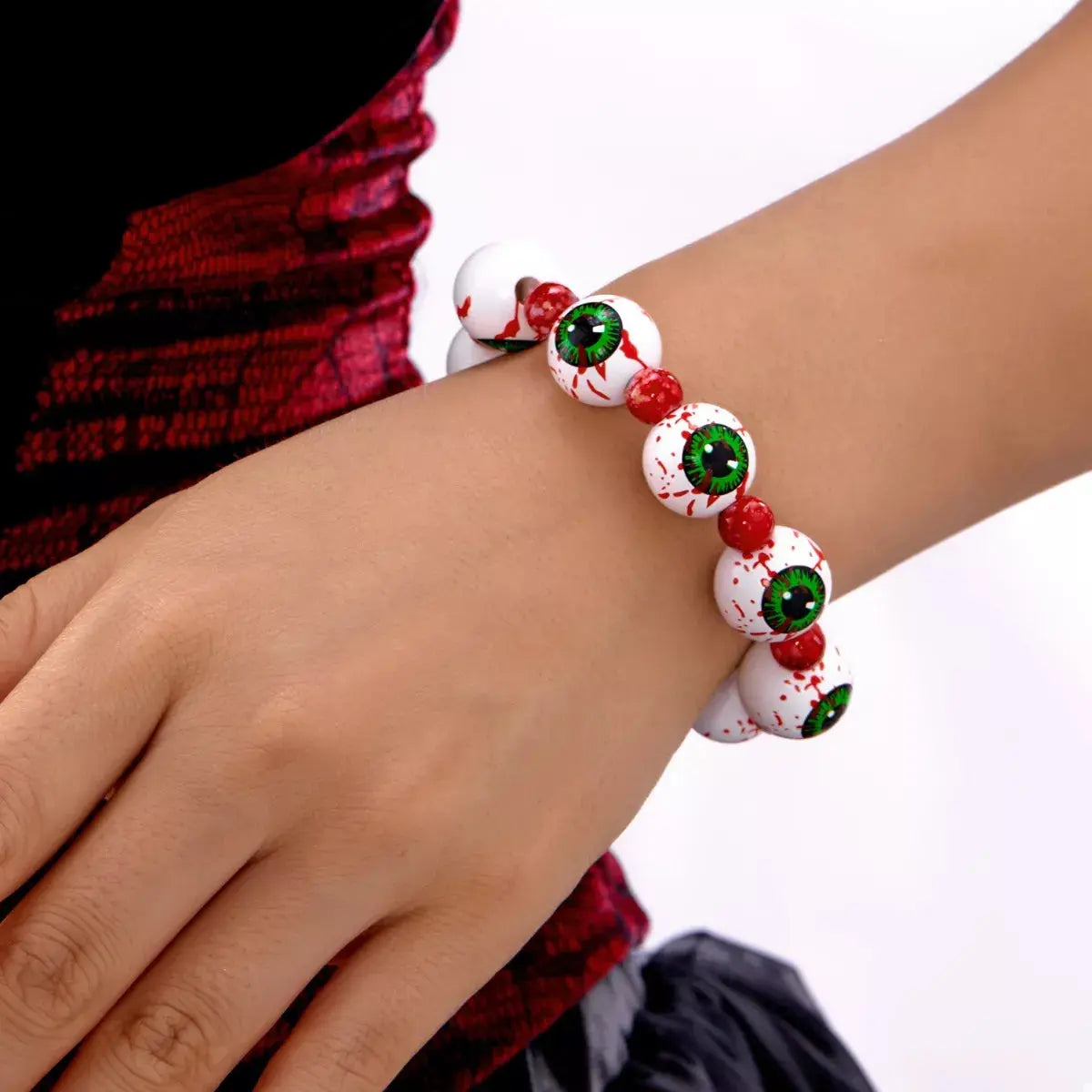 Halloween Beaded Necklace and Bracelet Jewelry Set - SmileBen