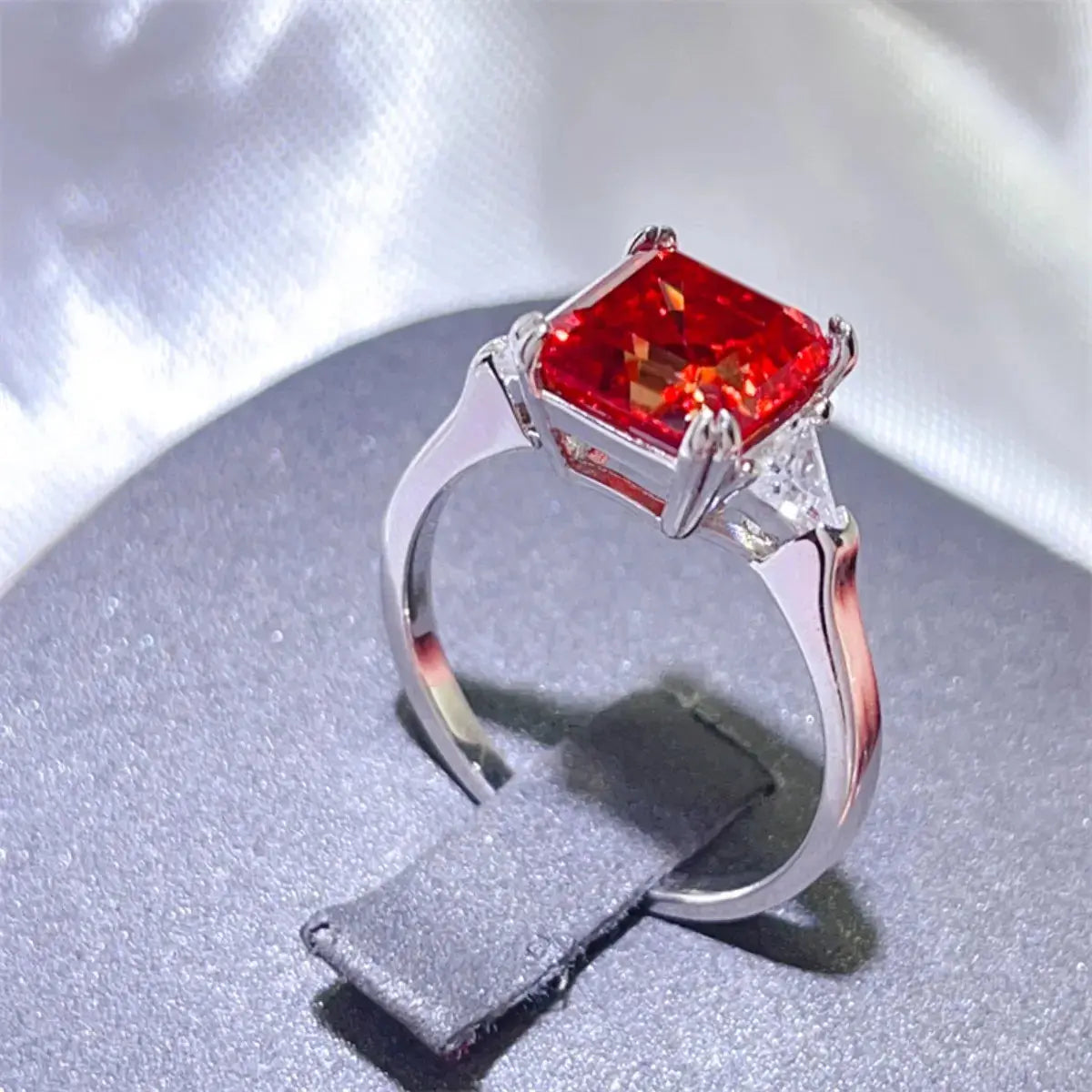 3 Carat Moissanite 925 Sterling Silver Ring - SmileBen
