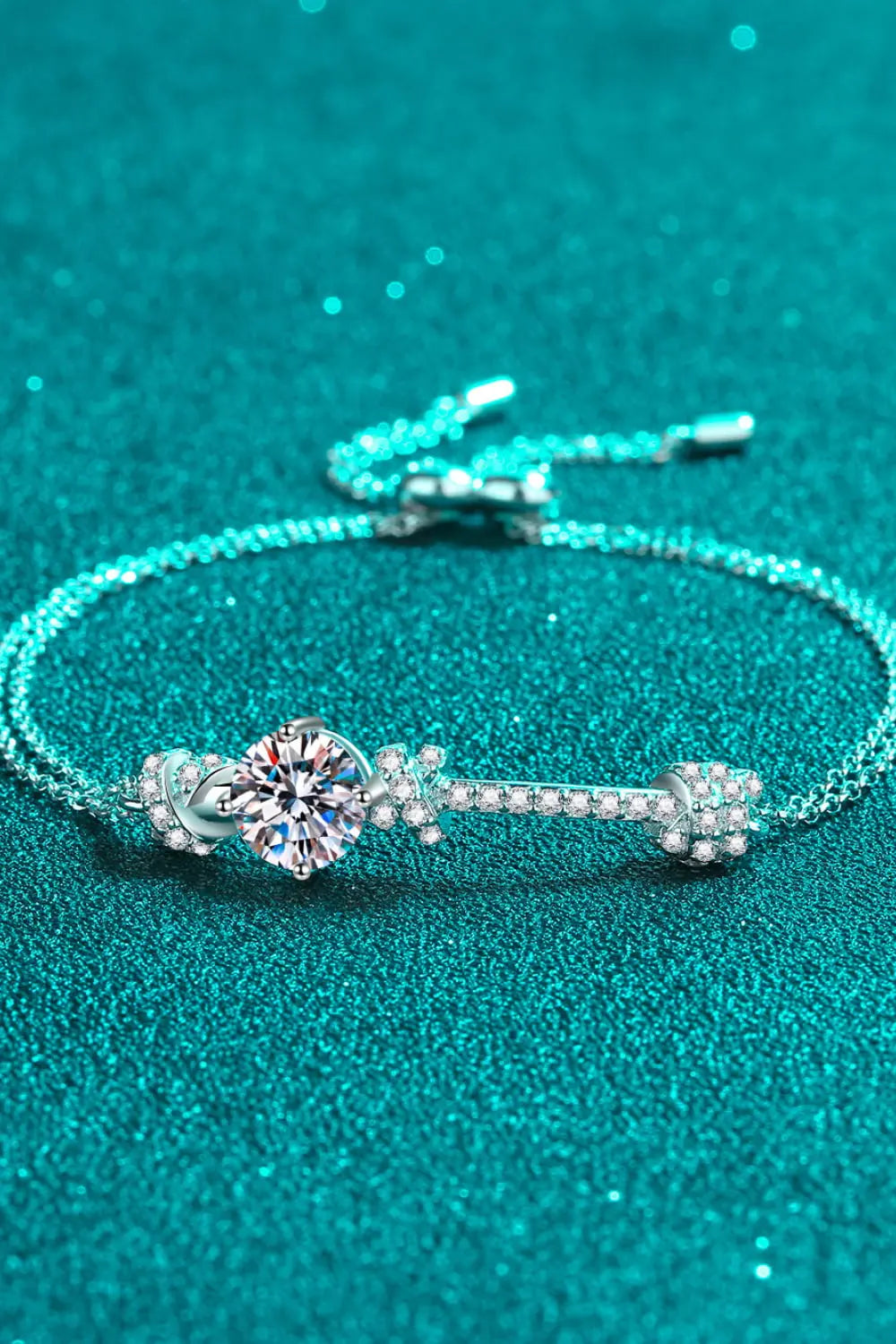 2 Carat Moissanite 925 Sterling Silver Bracelet - SmileBen