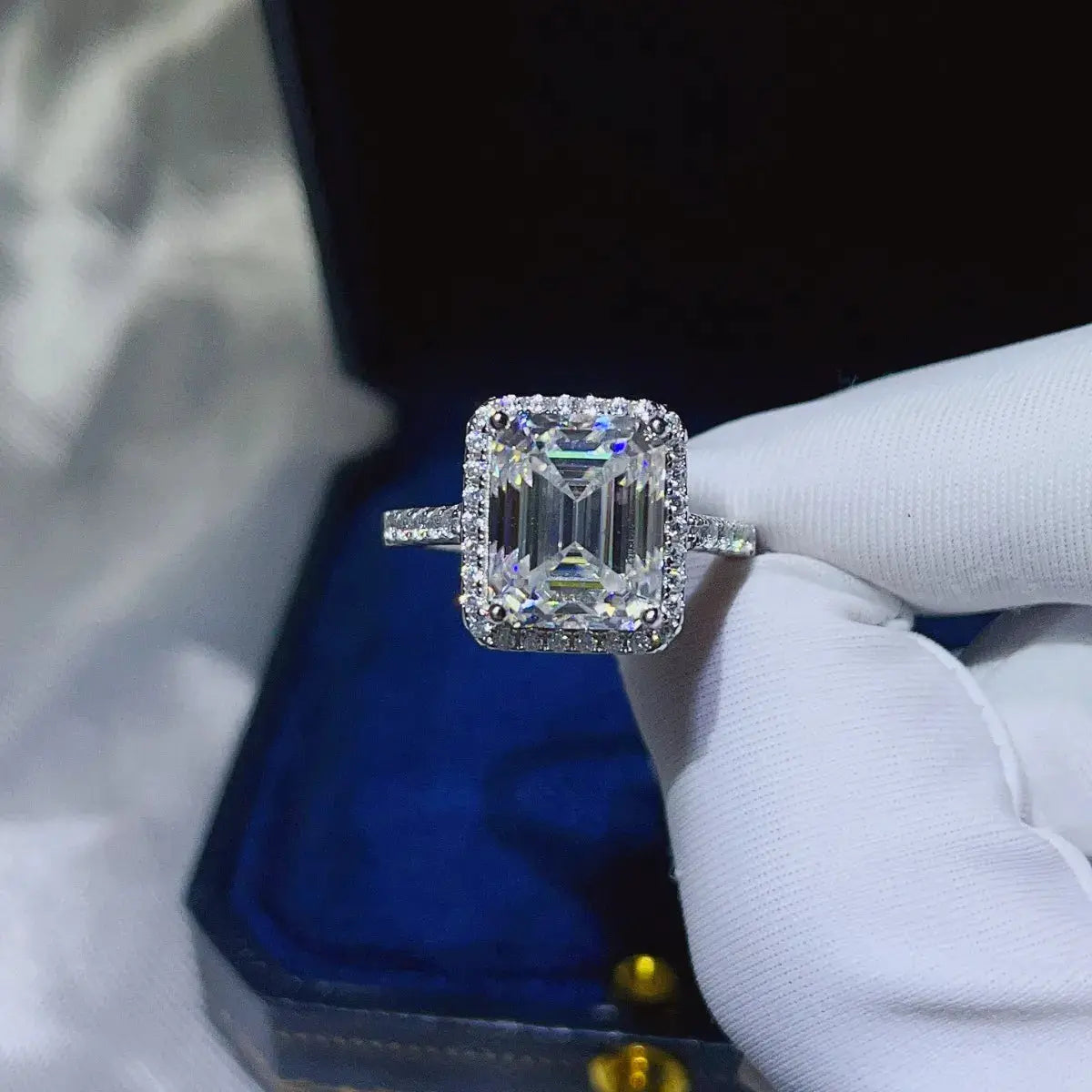 5 Carat Moissanite 925 Sterling Silver Ring - SmileBen