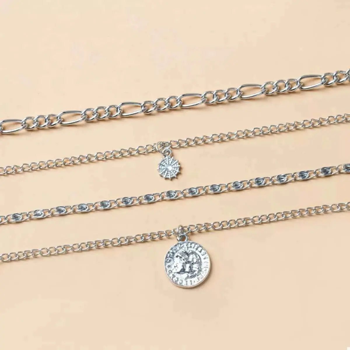Four Layered Pendant Necklace - SmileBen