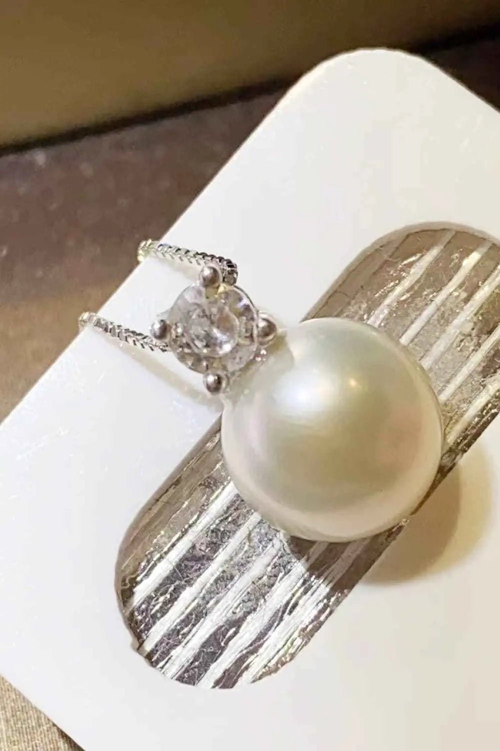 Freshwater Pearl 925 Sterling Silver Necklace - SmileBen