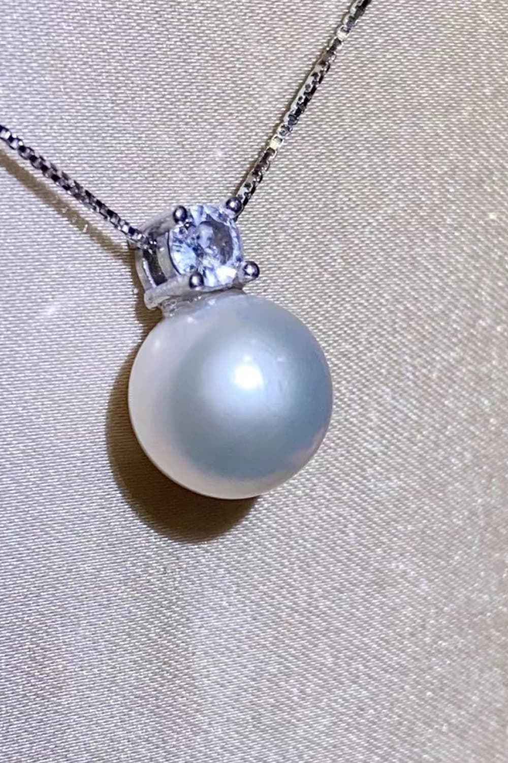 Freshwater Pearl 925 Sterling Silver Necklace - SmileBen
