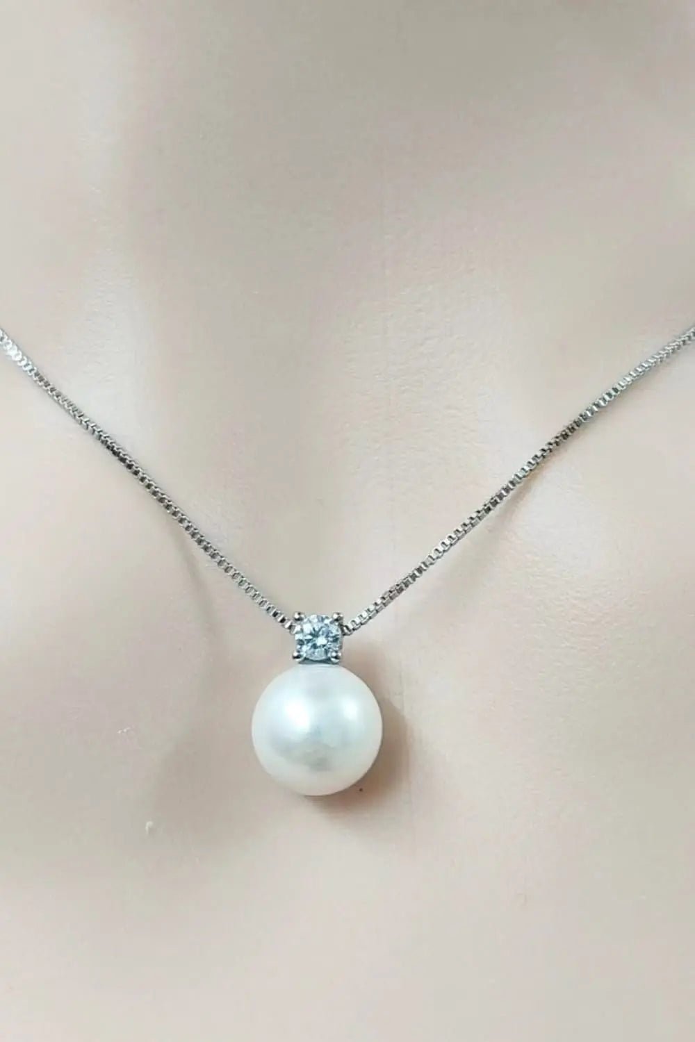 Freshwater Pearl 925 Sterling Silver Necklace - SmileBen
