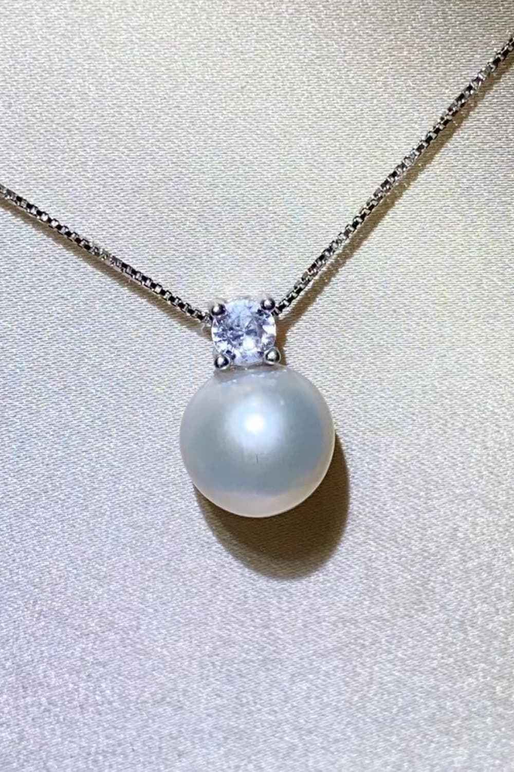 Freshwater Pearl 925 Sterling Silver Necklace - SmileBen