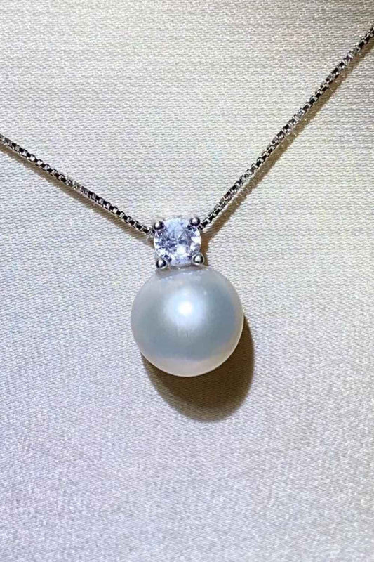 Freshwater Pearl 925 Sterling Silver Necklace - SmileBen