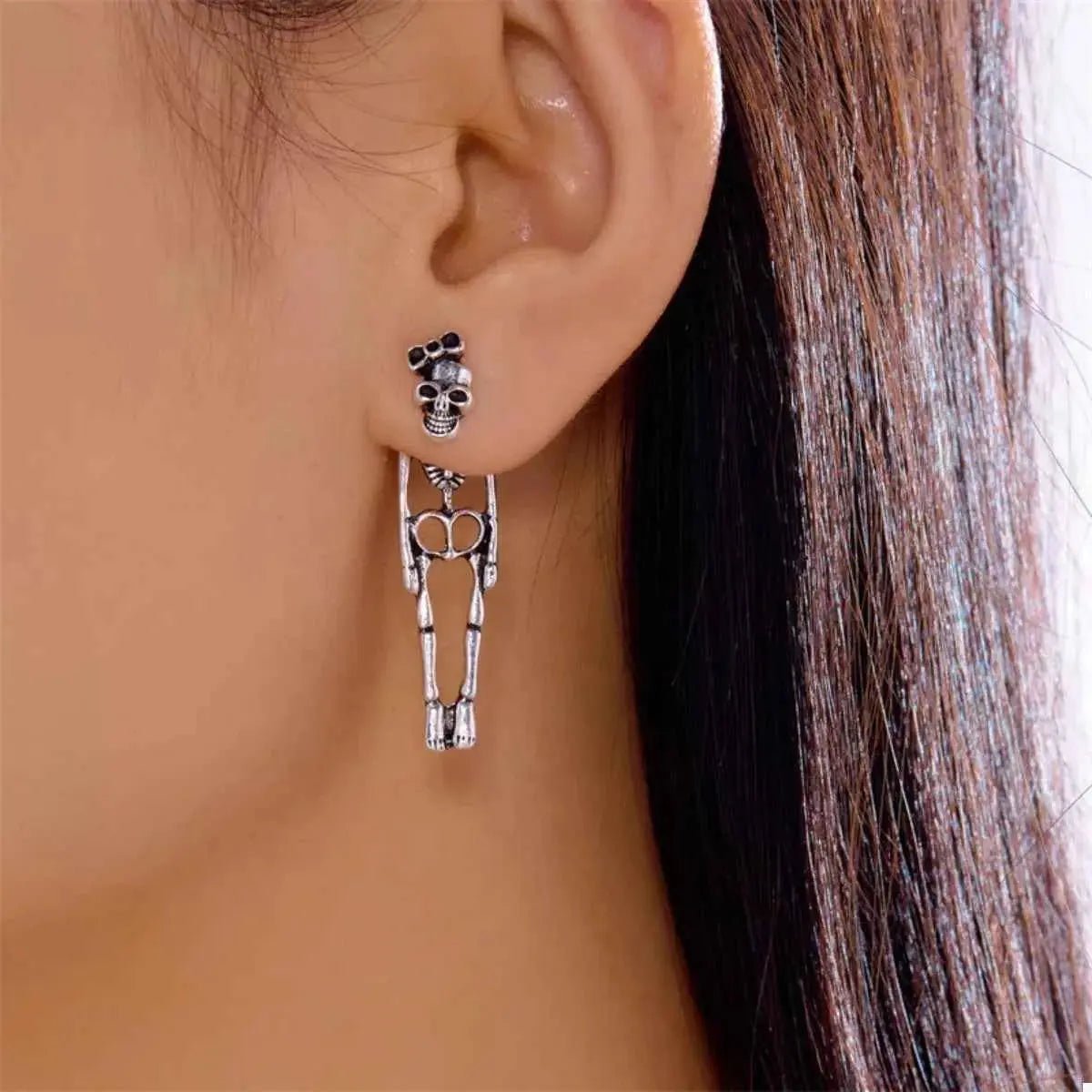 Halloween Skeleton Drop Earrings - SmileBen