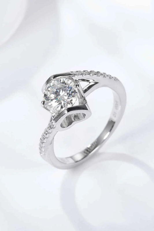Limitless Love Platinum - Plated Moissanite Ring - SmileBen