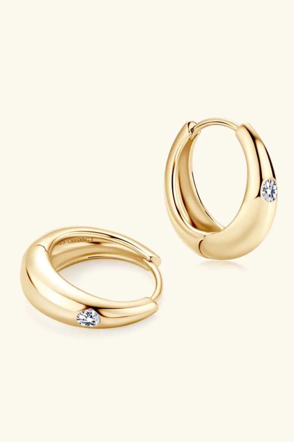 Moissanite 925 Sterling Silver Earrings - SmileBen