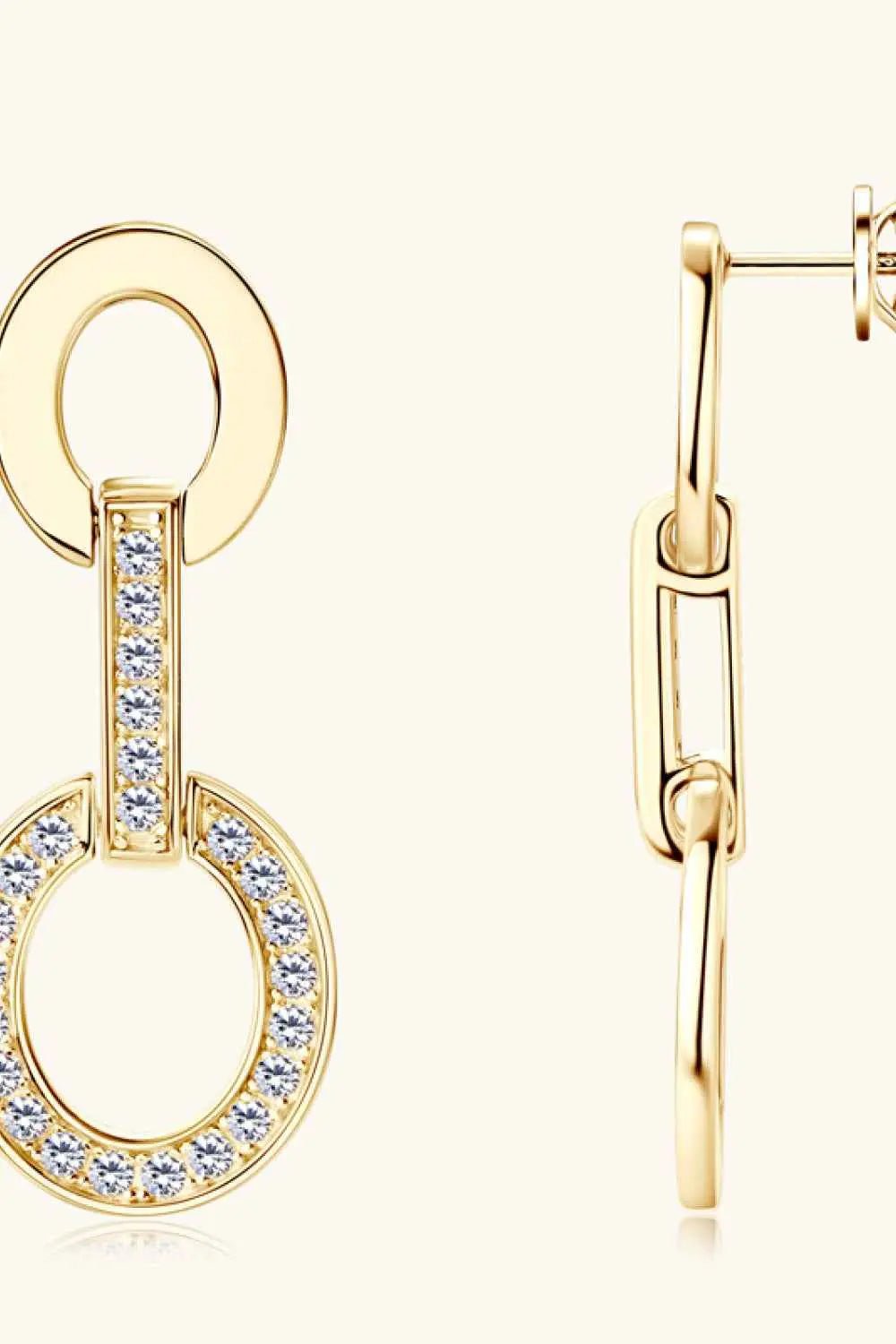 Moissanite 925 Sterling Silver Earrings - SmileBen