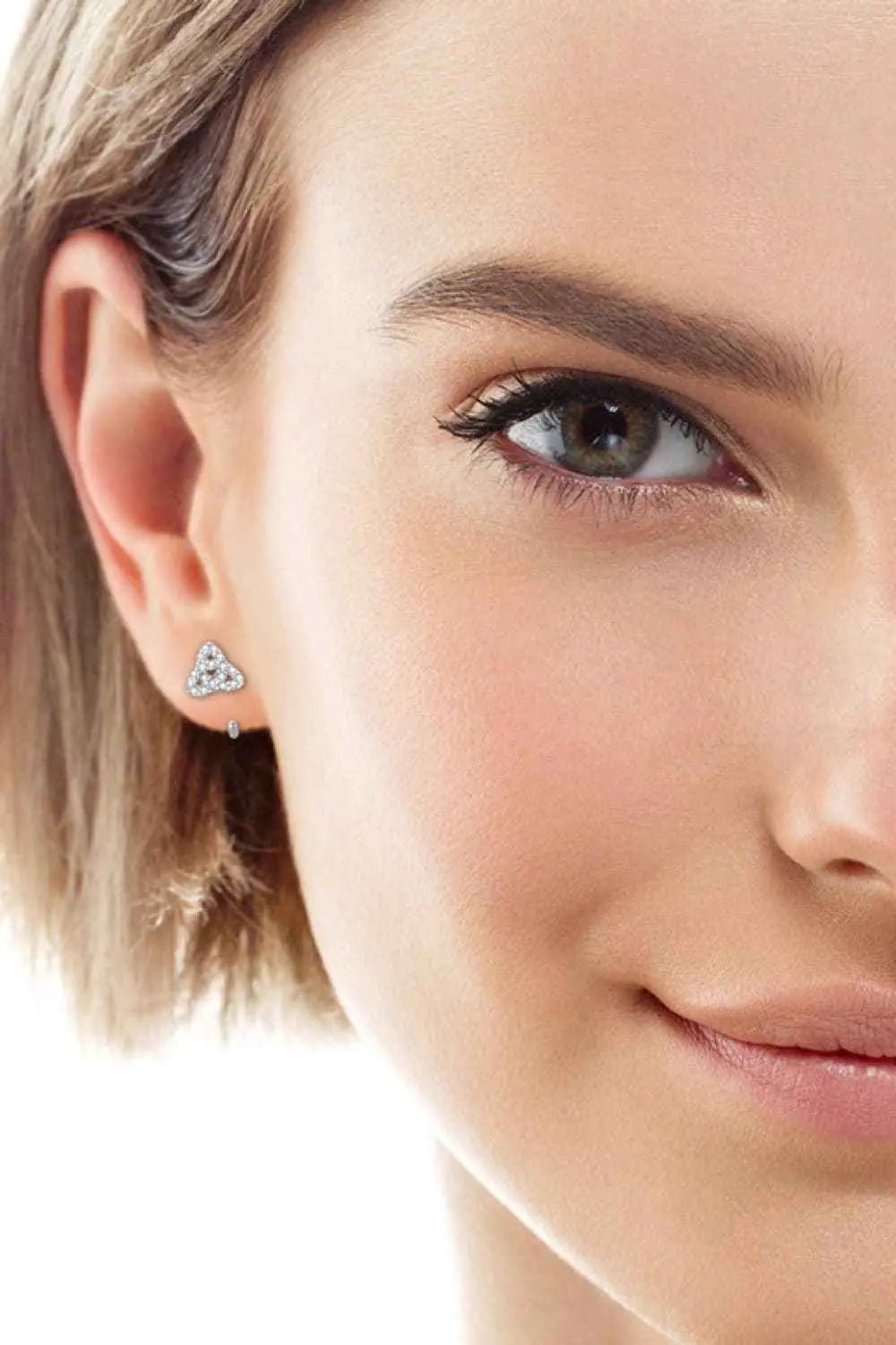 Moissanite 925 Sterling Silver Earrings - SmileBen