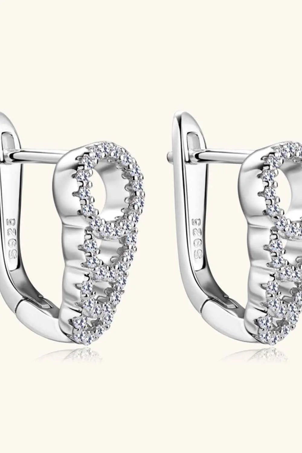 Moissanite 925 Sterling Silver Earrings - SmileBen