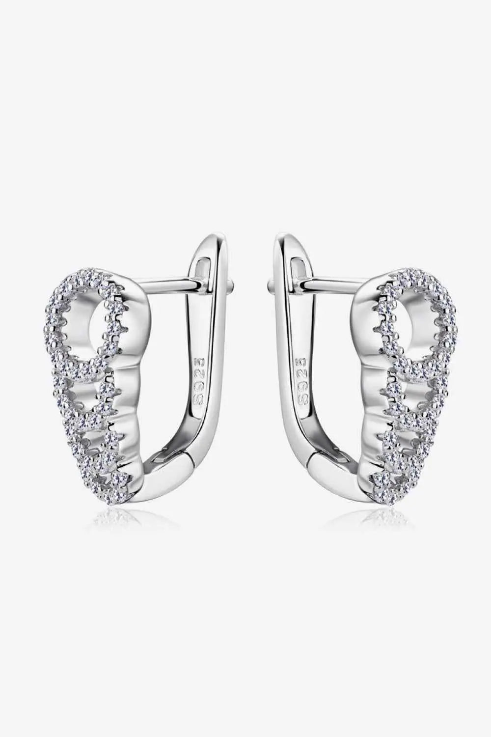 Moissanite 925 Sterling Silver Earrings - SmileBen