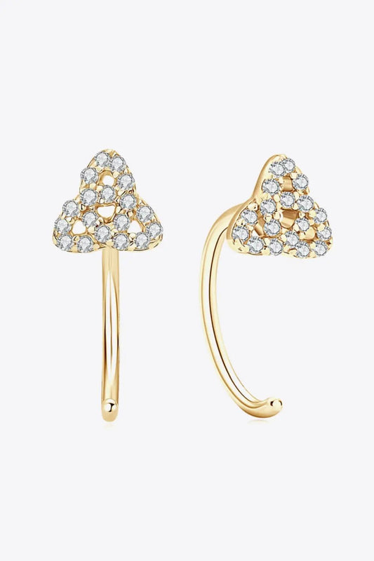 Moissanite 925 Sterling Silver Earrings - SmileBen