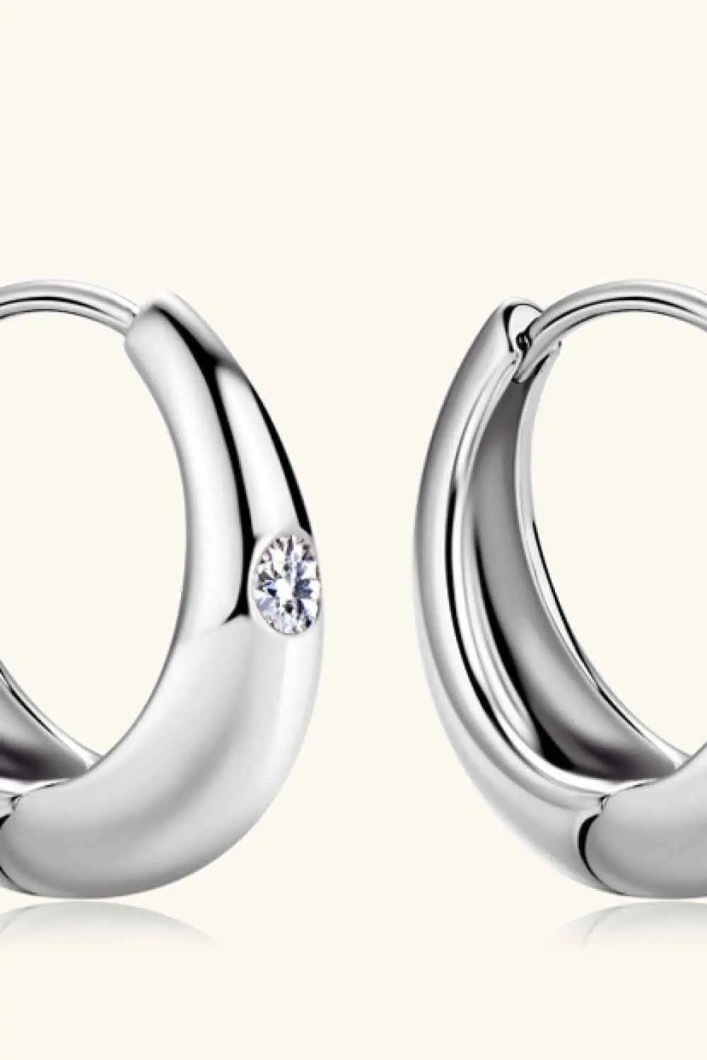 Moissanite 925 Sterling Silver Earrings - SmileBen