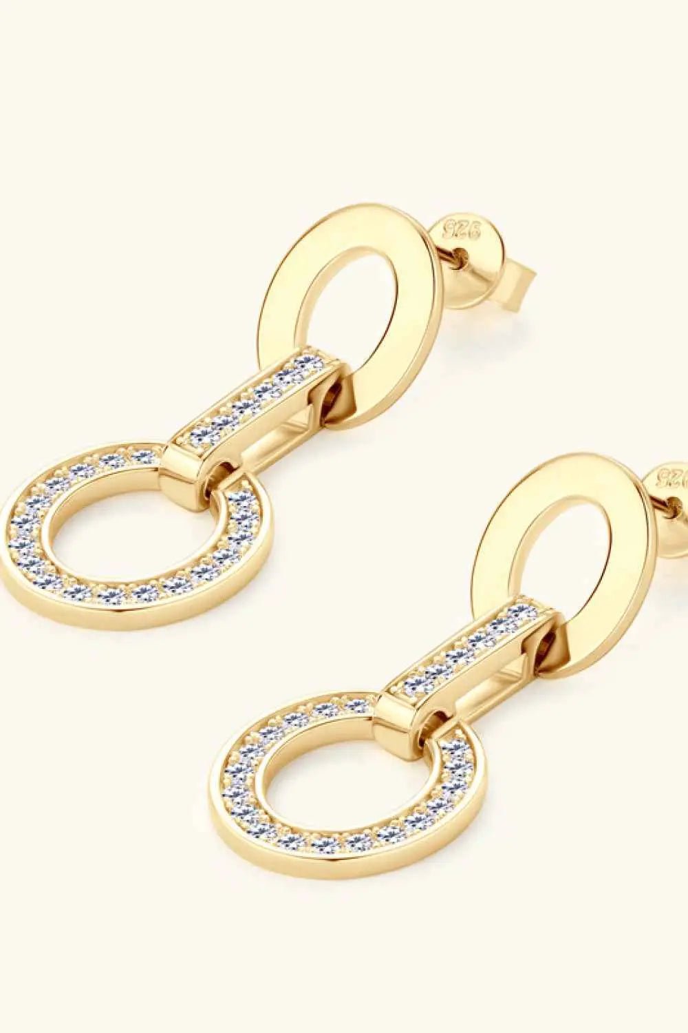 Moissanite 925 Sterling Silver Earrings - SmileBen
