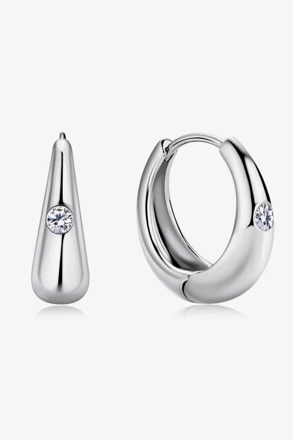 Moissanite 925 Sterling Silver Earrings - SmileBen