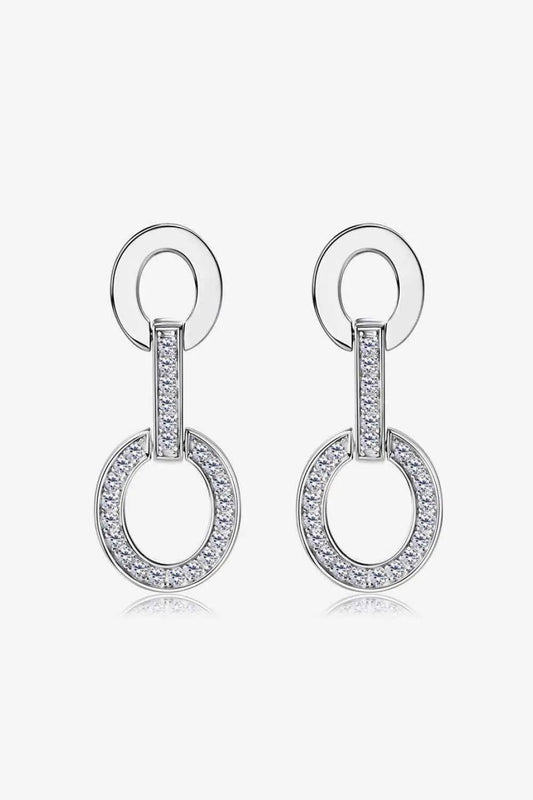 Moissanite 925 Sterling Silver Earrings - SmileBen