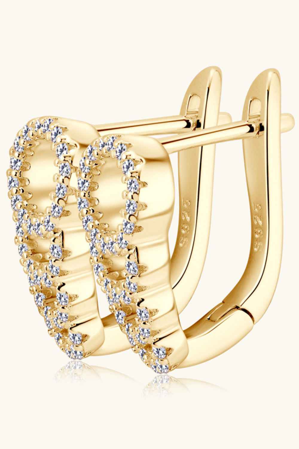 Moissanite 925 Sterling Silver Earrings - SmileBen