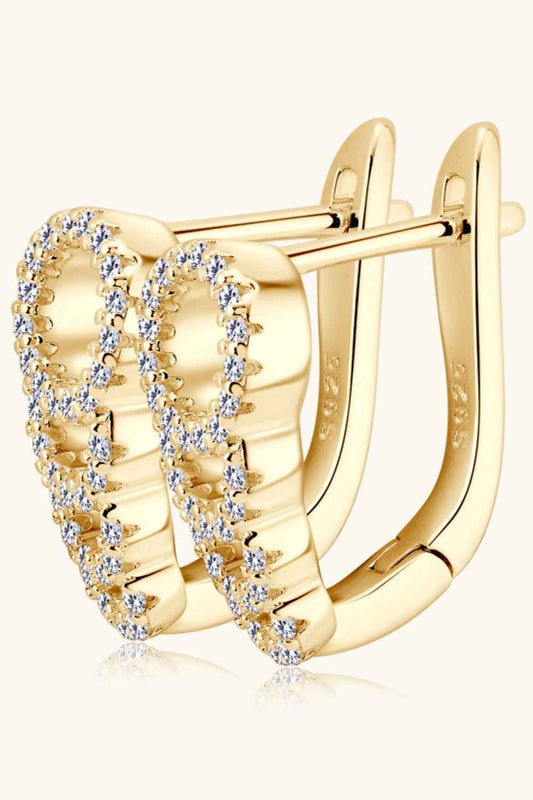 Moissanite 925 Sterling Silver Earrings - SmileBen