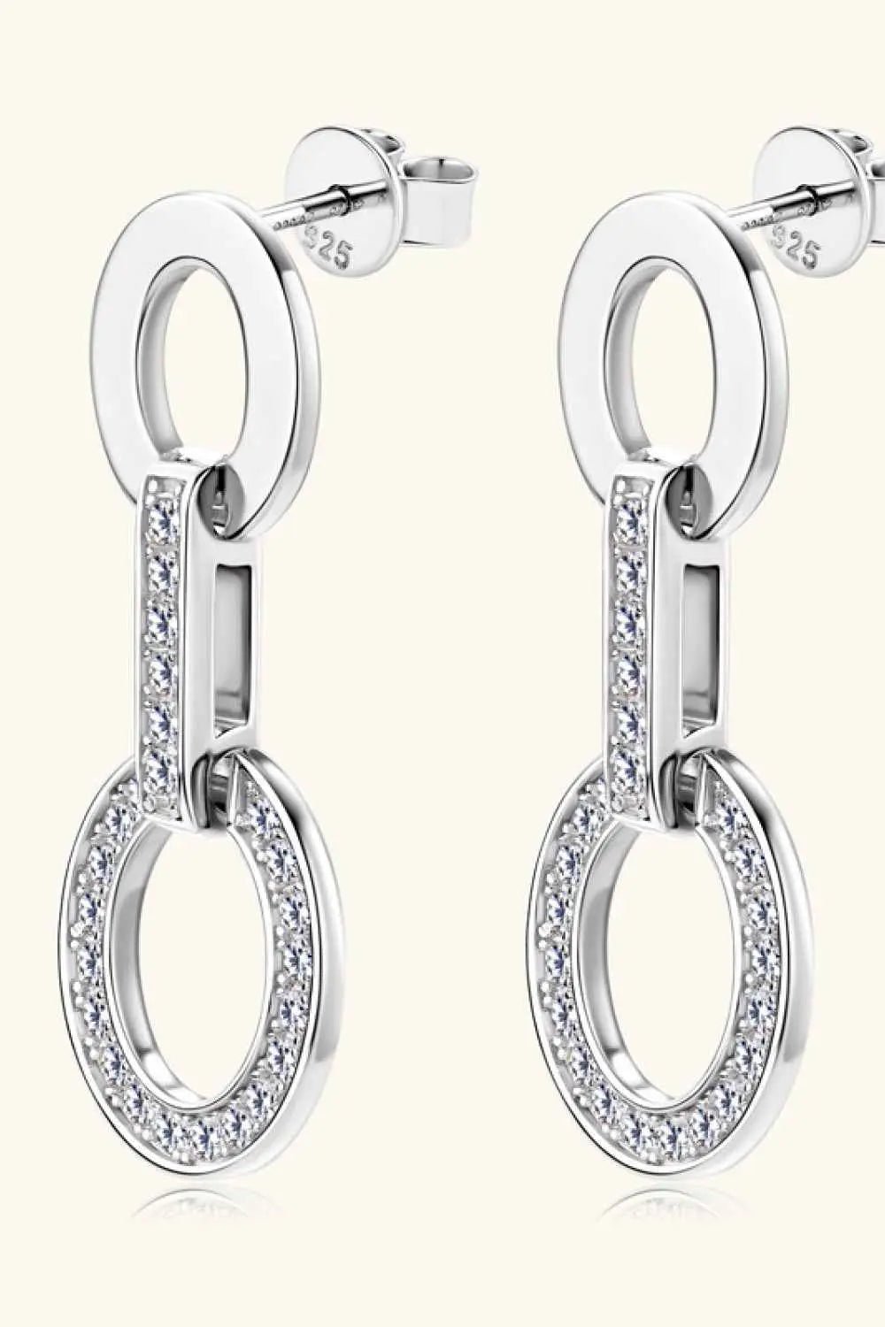 Moissanite 925 Sterling Silver Earrings - SmileBen